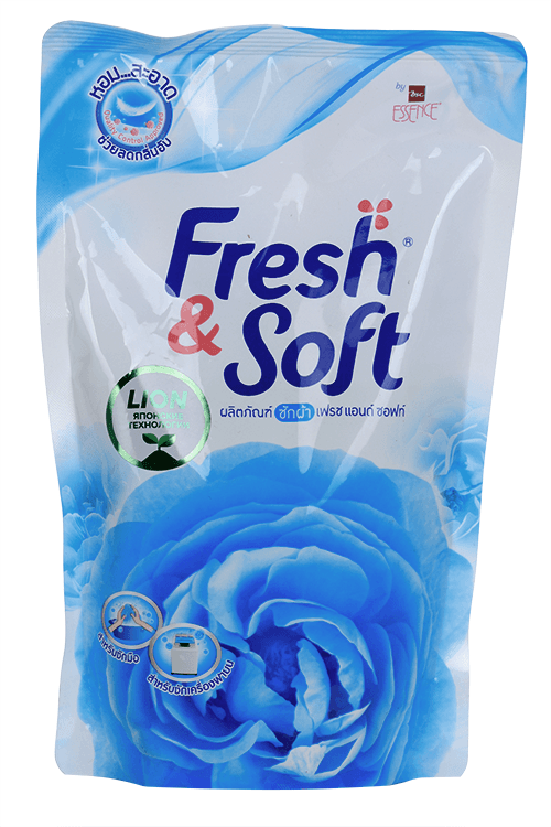 Гель LION Thailand Fresh&Soft д/стирки всех типов тканей концентрир утренний поцелуй 400 мл