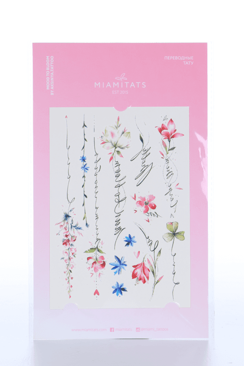 Тату переводные MIAMITATS Mood to bloom by Aksinya Tattoo (middle) (3256)