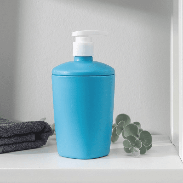 Дозатор BEROSSI д/жидкого мыла Aqua 300 мл цвет голубой