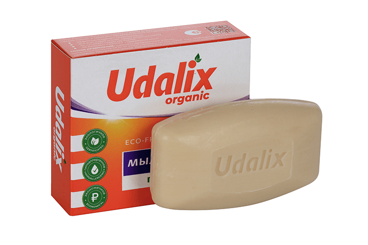 Мыло UDALIX organic д/стирки против пятен 90 г