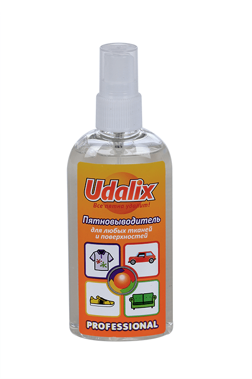 Пятновыводитель Udalix Professional д/любых тканей и поверхностей жидкий 100 мл